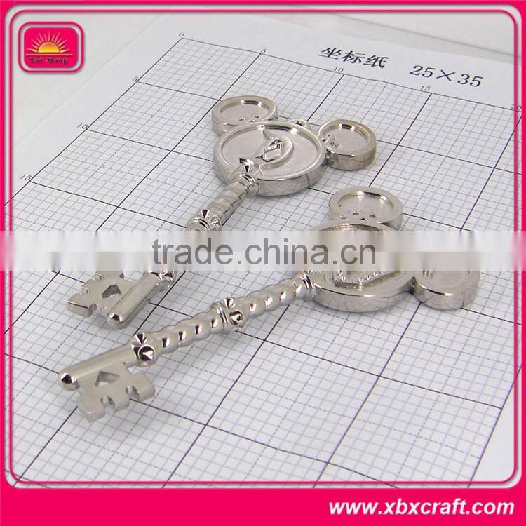 Custom Design Metal Key Shape Keychain