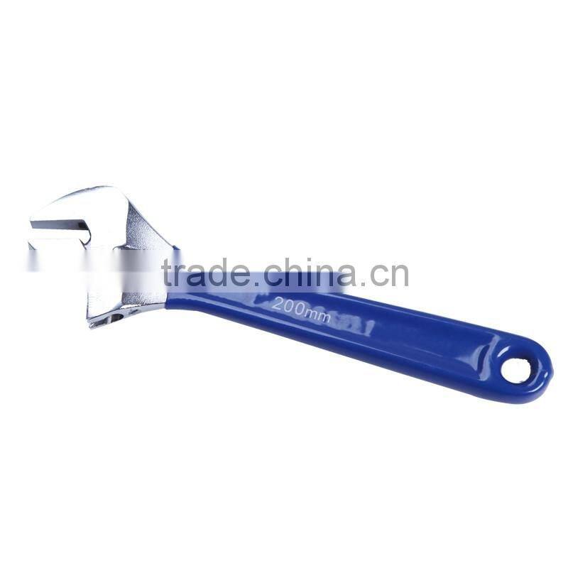 Steel /Stainless Steel Blue Colored Handle Adjustable Nut Wrench/ House Spanner