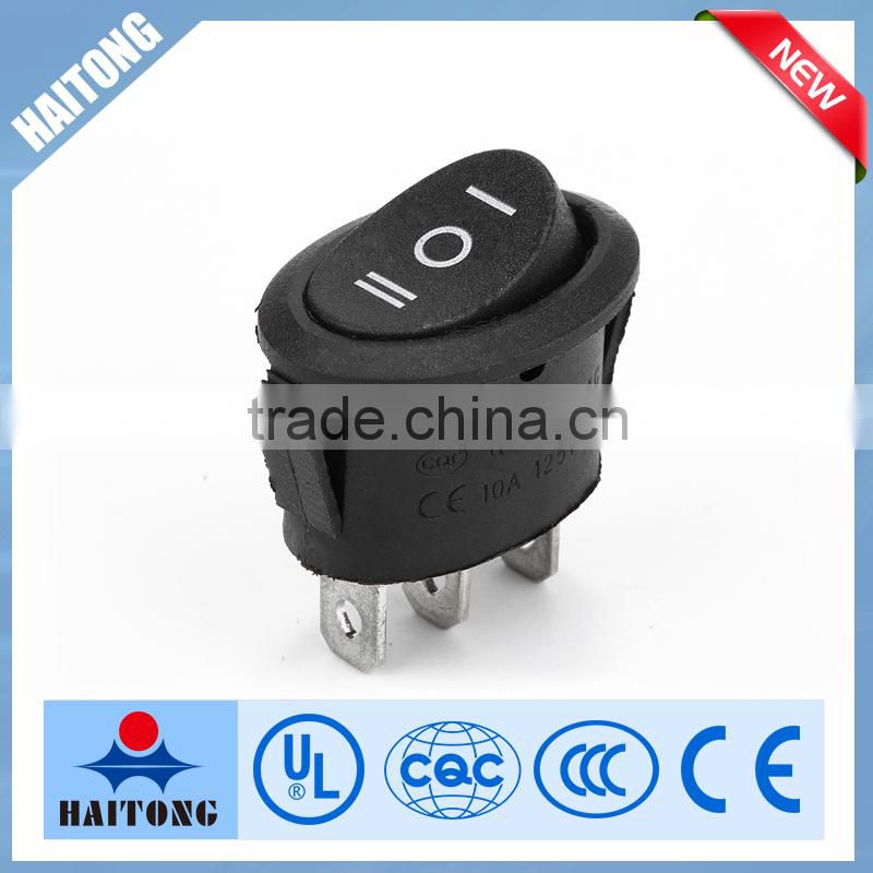 3 pin 3 way electronical rocker switch on off rocker switch