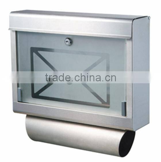 wall mountde Stainless Steel Mail Box