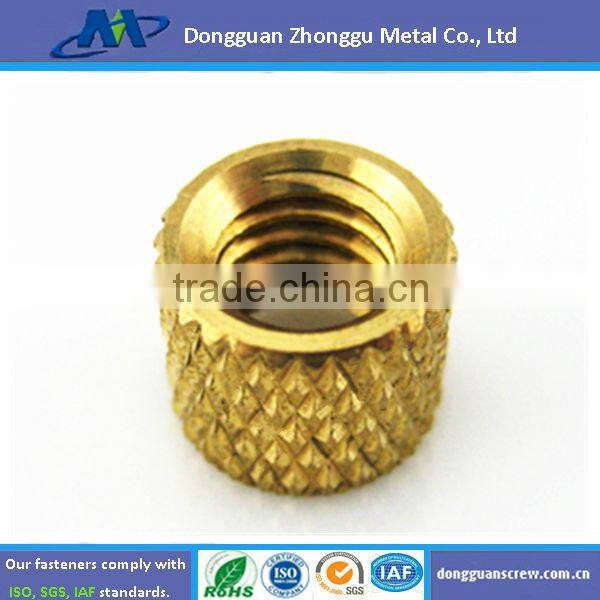 Precision straight grain insert nut M3