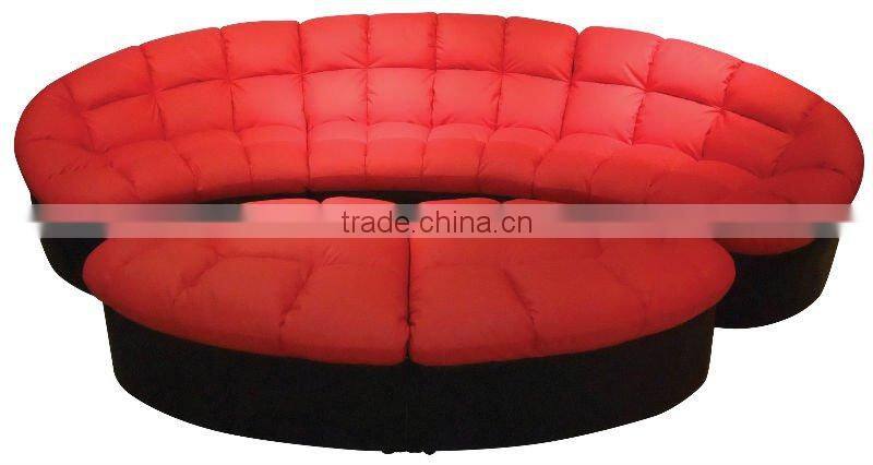 hot sale color bright fancy leather recliner sofa for hotel used