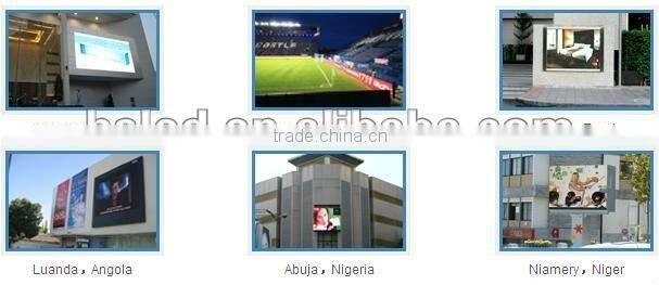 Wallmount P16 led advertising display