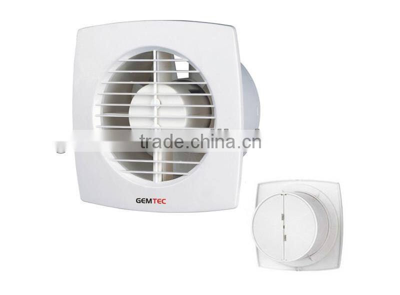 4 Inch Small ABS Exhaust Toilet Fan with Shutter/Damper