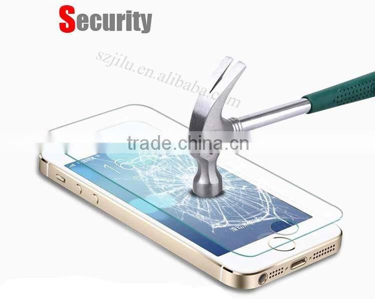 For iPhone 5 5S 5G 4 4S 4G Tempered Glass Clear Screen Protectors, Anti-Scratch Premium Film Clear Screen Guard RCD04010