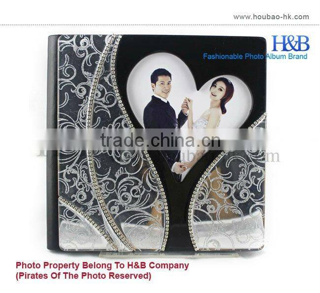 crystal cover wedding album 10*10' 14*14