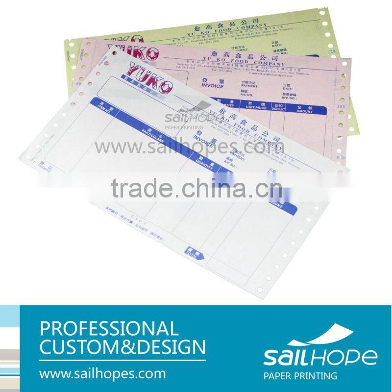 custom purchase invoice paper design