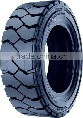 solid tire Chinese forklift tyre 12.00-16