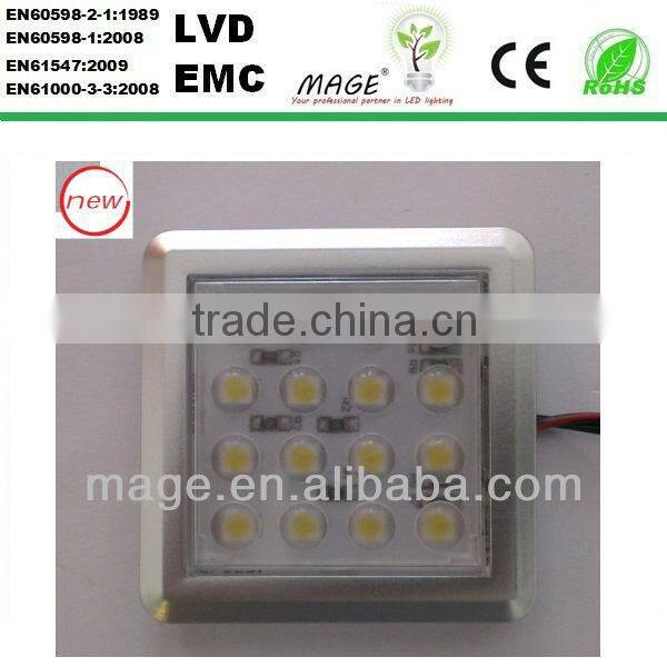 12V DC 3W RGB led cabinet light