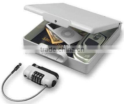Ibox portable storage box beach safe box seuciry anti-thelft case for TABLET with combination lock lanyard