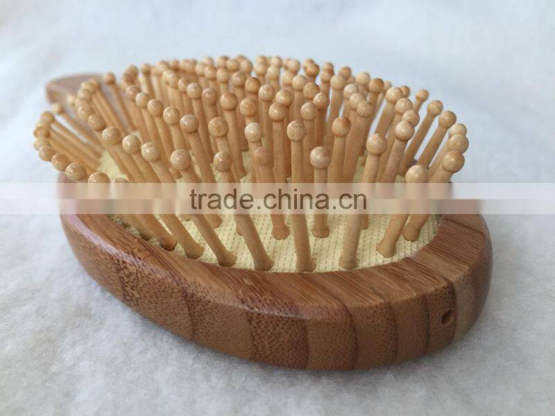 professional bamboo hair brush/hair comb massage brush