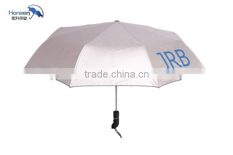 high quality 190T Nylon Fabric Material auto open and auto close umbrella folding umbrella sun protect umbrella