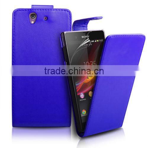 PU Flip Case For Sony Xperia Z,Sony Xperia Z Case,Xperia Z Flip Case