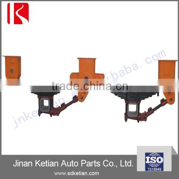 Trailer part 2 Axles 16t fuwa type semi trailer mechanical suspension