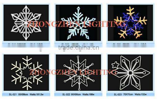 Hoy China Christmas LED decor motif for snowflake