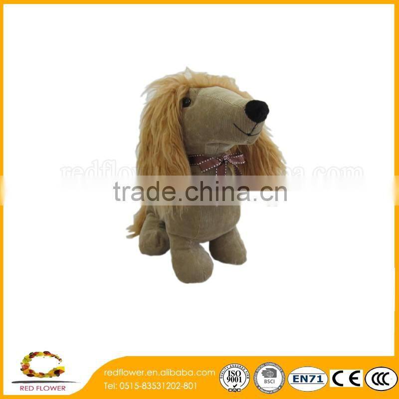 Hair Dog Stuffed Plush Toy Door Stop