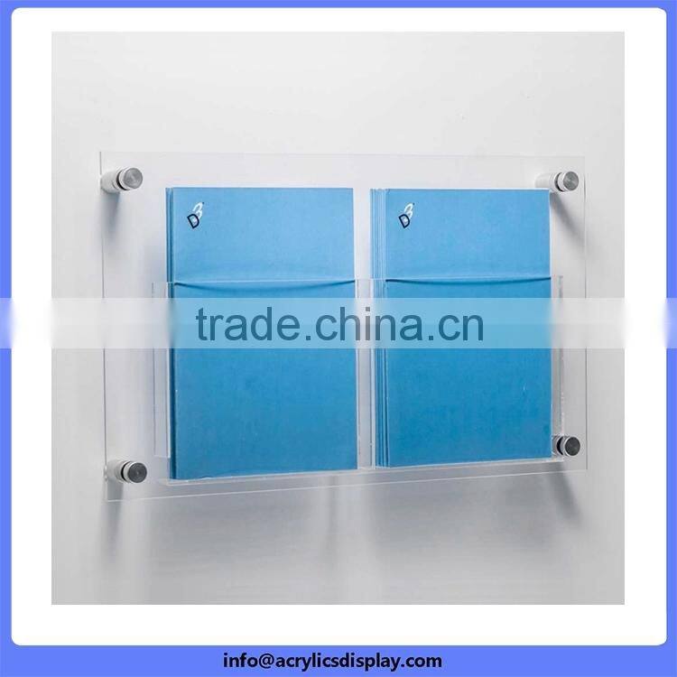 China supplier manufacture High-ranking acrylic tabletop brochure holders