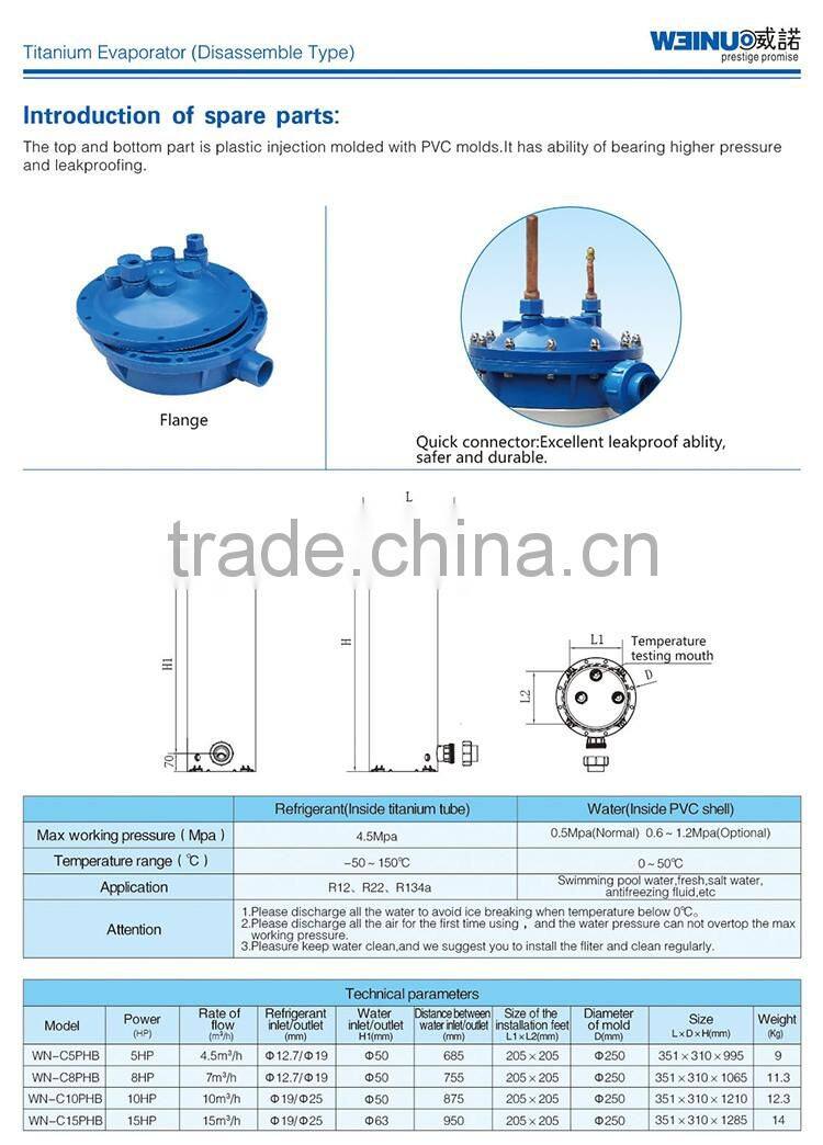 Tubular heat exchnager (WN-Z15)