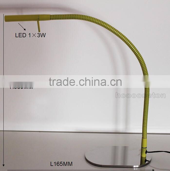 Gooseneck iron led light table decoration,iron led light table decoration,led light table decoration TL1046