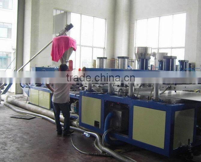 WPC decking plastic extruder machine