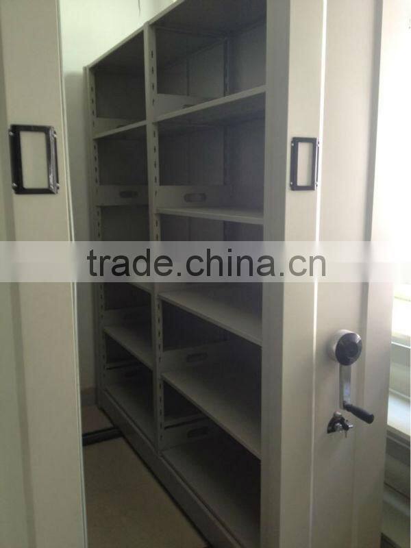 Elegant High Density Mechanical Mobile Shelving Filing Cabinet Storage System