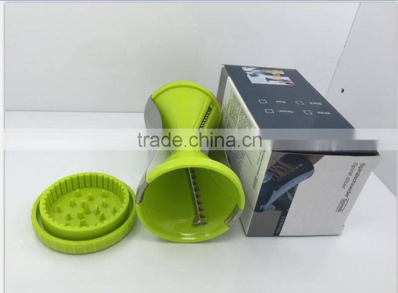 vegetable slicer , No changable, two blade spiral slicer, vegetable spiralizer