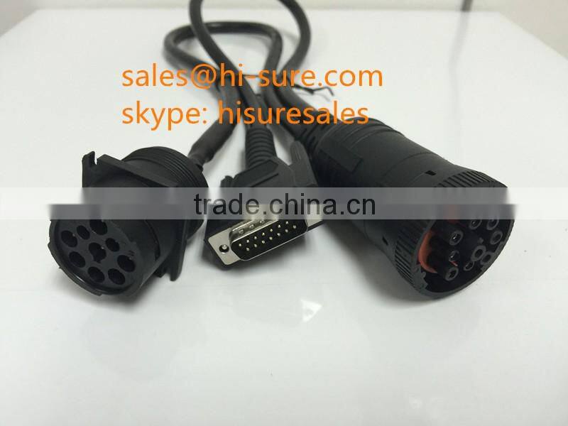 Deutsch 9PIN SAE J1939PJ1939S to d-sub connector DB15P male connector
