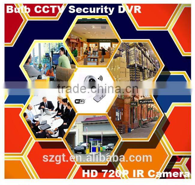 720P HD Wifi Bulb CCTV Camera DVR Lamp Security IR Camera Monitor Motion Detect With Best Price