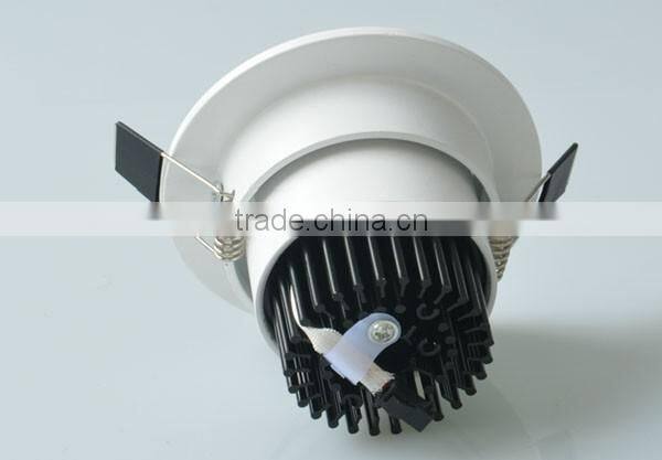 Cold forging aluminum white circle 5 inch 20w recessed cob led light outcut 55mm