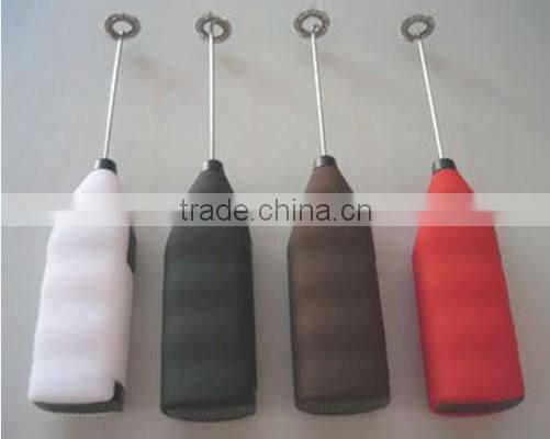 wireless hand hold coffee automatic milk frother with dry battery