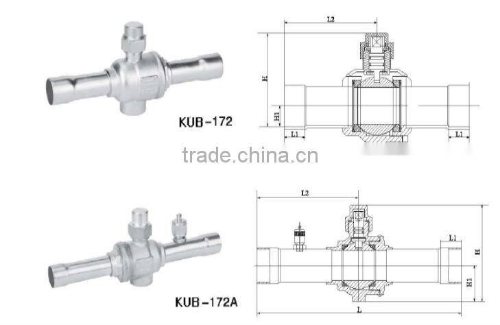 1-3/8inches Brass ball valve manufacturer