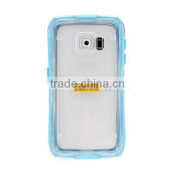 Smart Phone Waterproof Case for Samsung Galaxy S6 S6 Edge With Button Wholesale