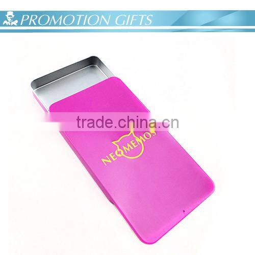 Exquisite metal gift package for mobiphone tin case