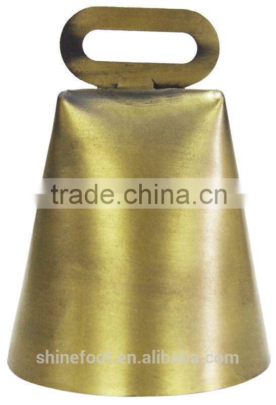 hunting bell in copper with logo for hunting dogs