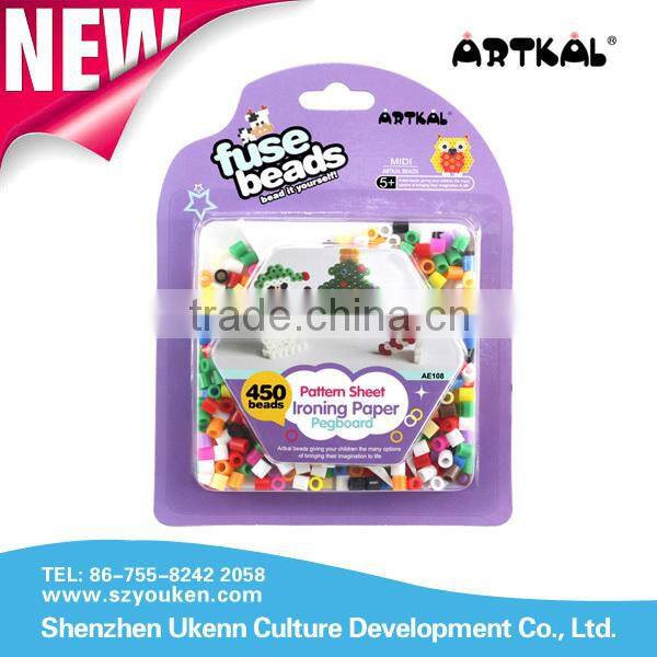 diy educational toys children funny puzzle Hot Selling Non-toxic Eco-friendly Plastic 5mm artkal fuse beads AE108
