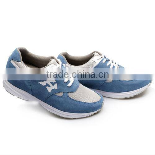 2016 fashion sport running elevator shoes for short men