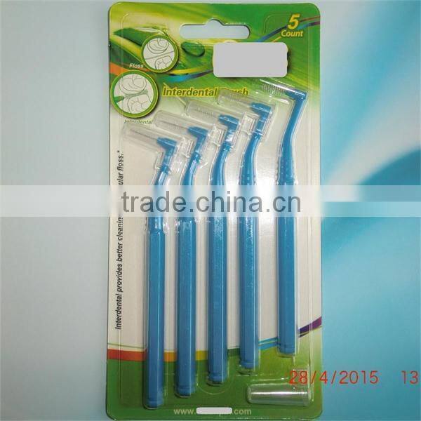 "L" style Interdental Brush Picks SSS, SS, S, M, China manufacturer, OEM offered