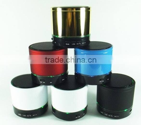 Best portable S08 bluetooth speaker system , mini bluetooth speaker with fm radio and led light