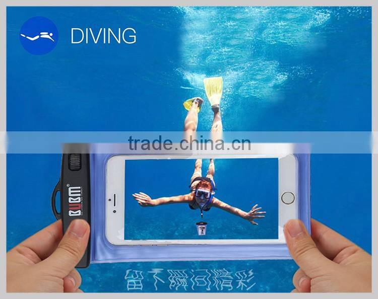 BUBM fashion wholesale PVC waterproof dry bag, for iPhone 6S waterproof phone bag with high quality