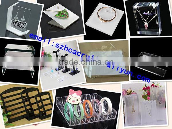 acrylic finger ring tray