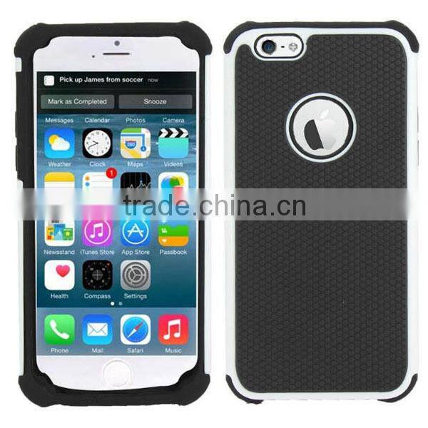 for iPhone6 plus 5.5" pc and silicone covers with football lines