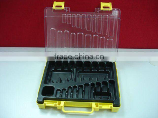 Clear plastic tool case for 170 pcs HSS drills CR 212/01
