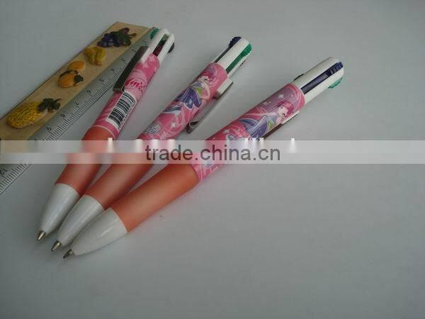 4 in 1 assorted color ballpoint pen wholesales