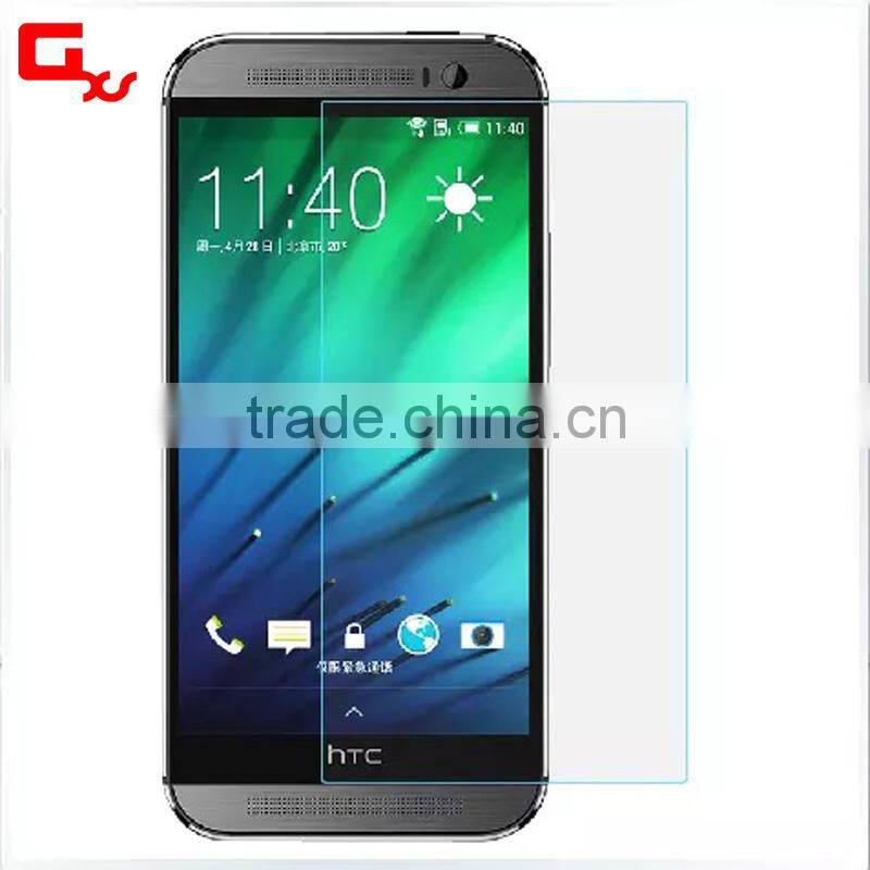 Top quality best price tempered glass screen protector for HTC M8 glass protector