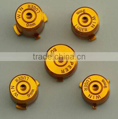 Replacement bullet button for ps4 controller bullet button Abxy&guide 9mm Metal bullet button Mod Kit for PS4 Controller
