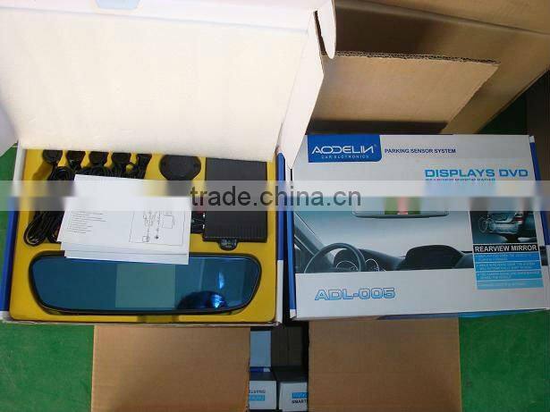 rearview mirror parking sensor system with camera