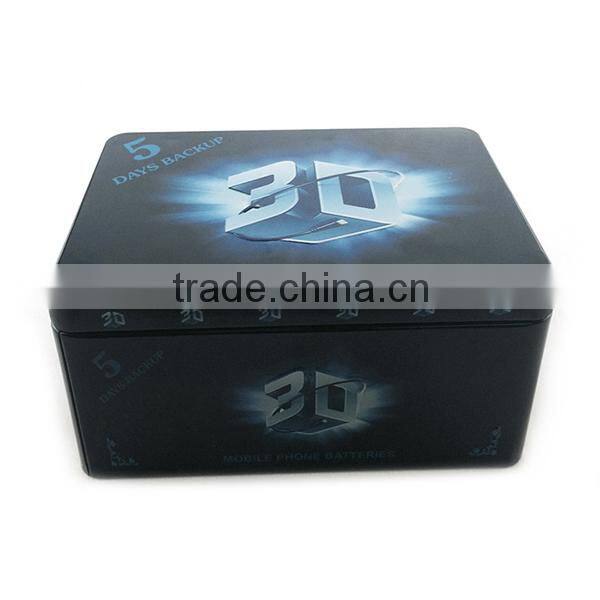 Factory sell DVD metal box, CD tin case for electronic products