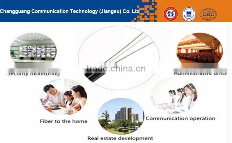 Good mechanical and temperature performance glass yarn ABC-IS drop fiber optic cable