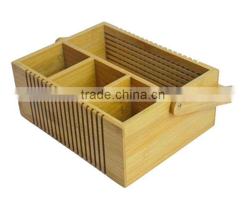 DT002 Special Bamboo Lattice Flatware Caddy/Cutlery and Utensil Holder