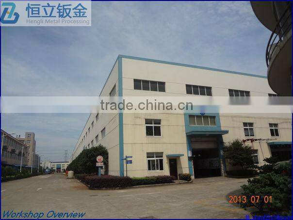 OEM and ISO 9001 flame cutting /steel metal case fabrication